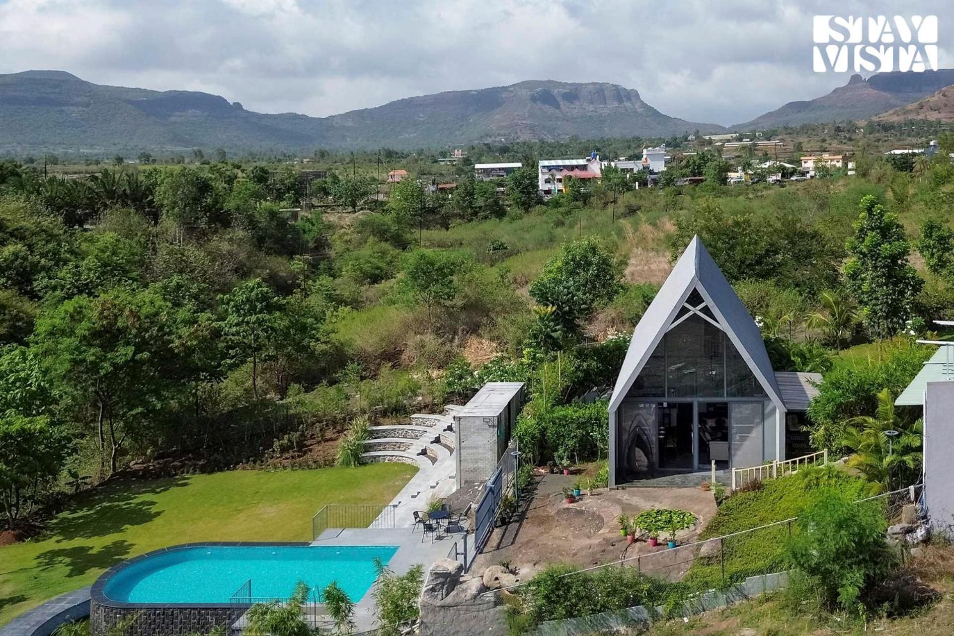 Stayvista'S Celeste Villa - Hill-View Retreat With Infinity Pool 纳西克 外观 照片