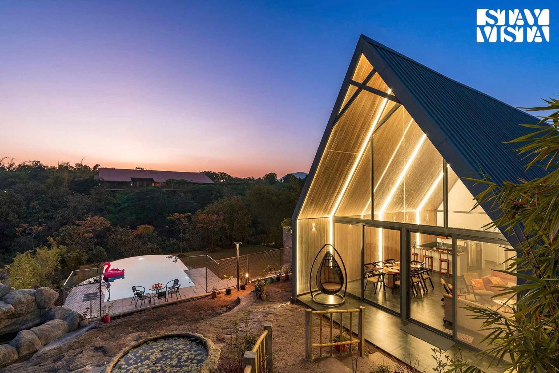 Stayvista'S Celeste Villa - Hill-View Retreat With Infinity Pool 纳西克 外观 照片